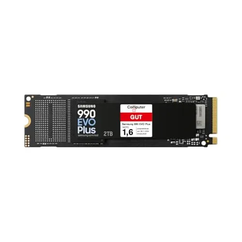 Samsung 990 EVO Plus NVMe M.2 SSD 2 TB, PCIe 4.0 x4 / PCIe 5.0 x2