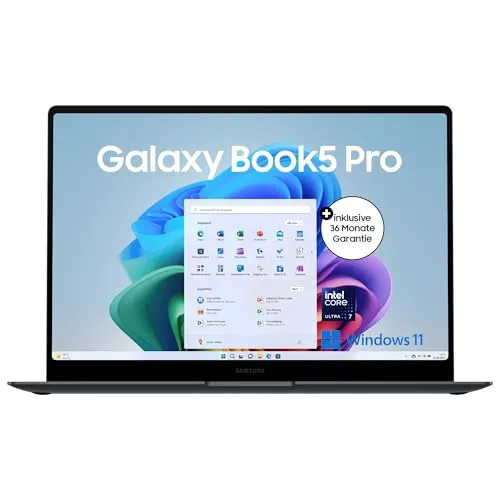 Samsung Galaxy Book5 Pro AI Laptop, 16" Display · 512 GB