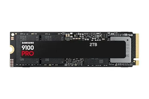 Samsung 9100 PRO NVMe M.2 SSD, 2 TB, PCIe 5.0