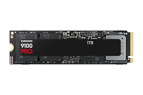 Samsung 9100 PRO NVMe M.2 SSD, 1 TB, PCIe 5.0