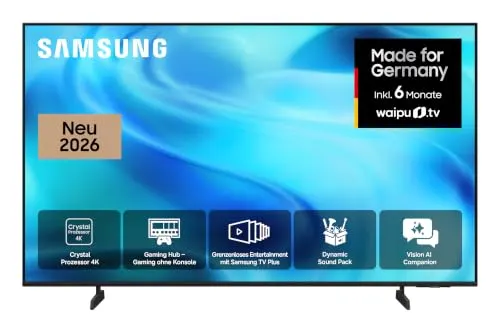 Samsung Crystal U7099H 4K 43 pulgadas · 108 cm